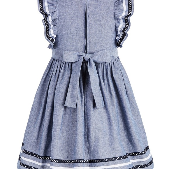 SALE Bonnie Baby Jean's Dress Baby Girl Size 12M - Picture 4 of 4